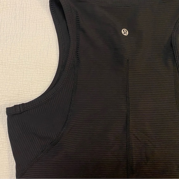 Lululemon Rib Zip-Front Cropped Run Tank Top - Picture 7 of 7